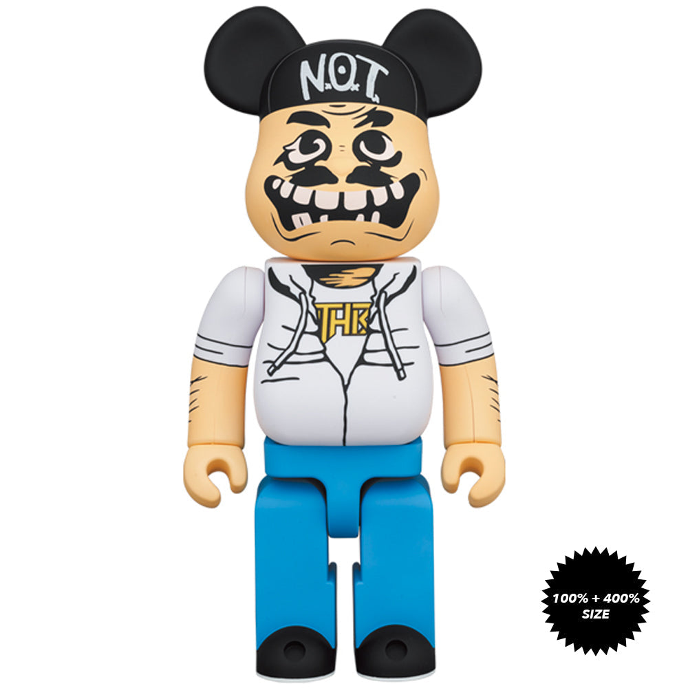 Anthrax Notman 100% + 400% Bearbrick Set by Medicom Toy