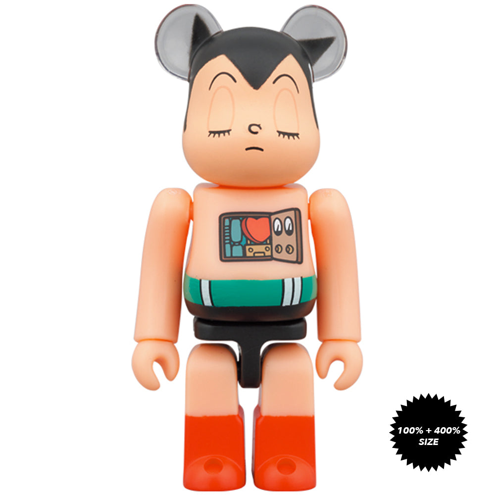 Astro Boy (Sleeping Ver.) 100% + 400% Bearbrick Set by Medicom Toy