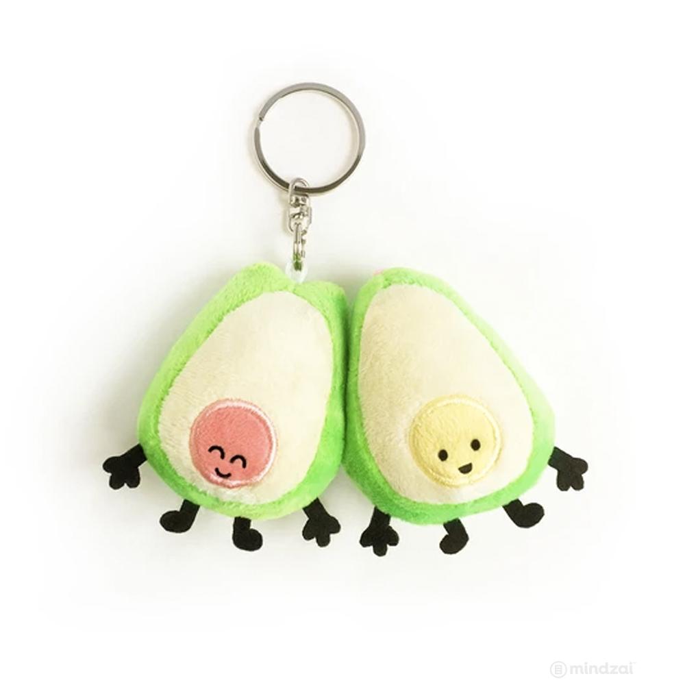 Let's Avocuddle Plush Keychain by Queenie's Cards