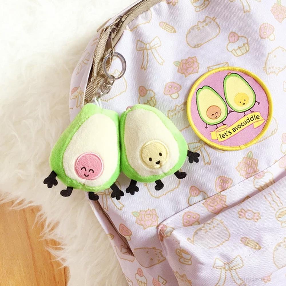 Let's Avocuddle Plush Keychain by Queenie's Cards
