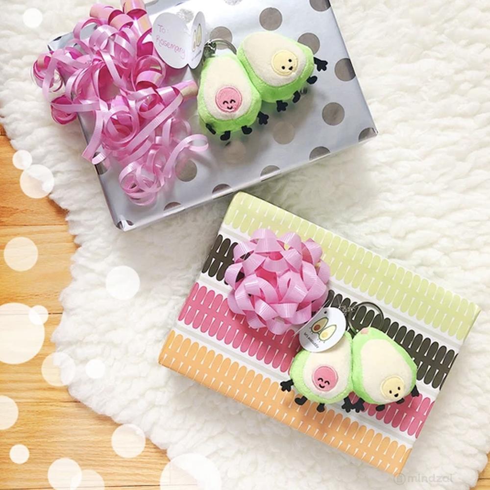 Let's Avocuddle Plush Keychain by Queenie's Cards