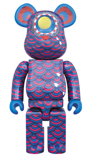 Kujaku Peacock 1000% Bearbrick by Yasuto Sasada (Pre-owned)
