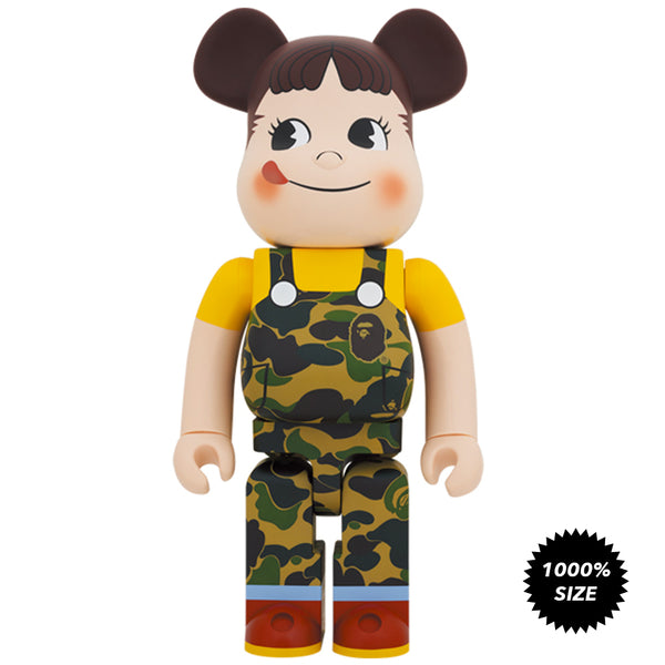 BAPE × Peko-chan (Green) 1000% Bearbrick by Medicom Toy - Mindzai