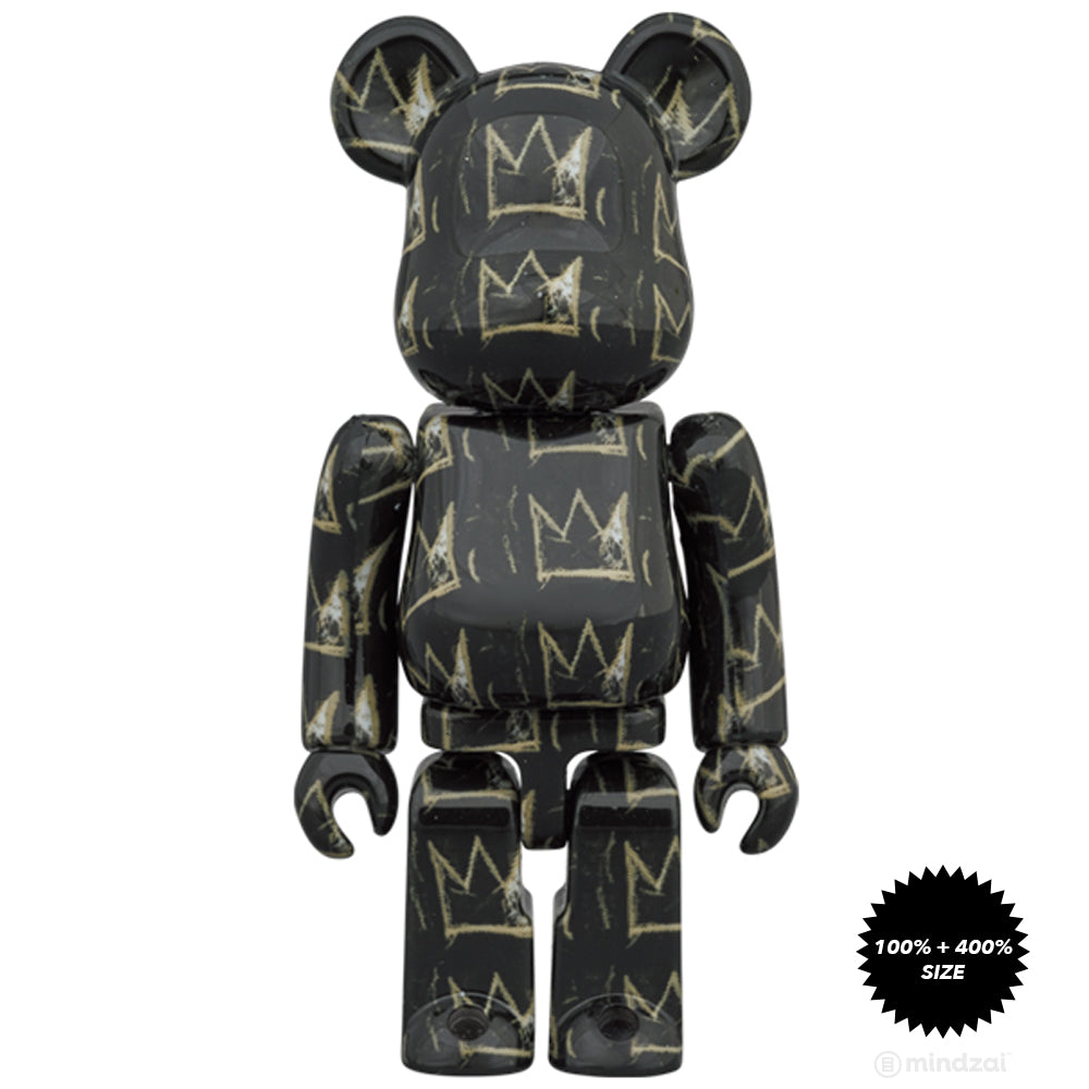 Jean-Michel Basquiat #8 100% + 400% Bearbrick Set by Medicom Toy