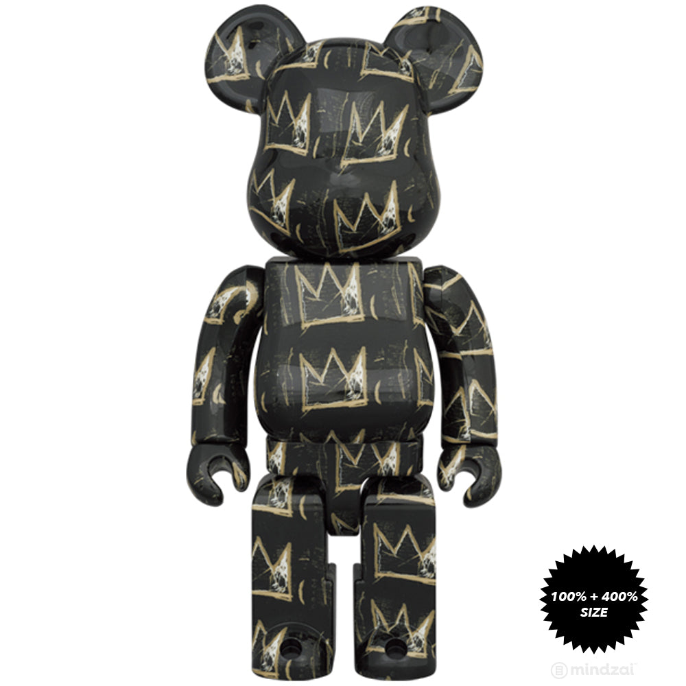 Jean-Michel Basquiat #8 100% + 400% Bearbrick Set by Medicom Toy