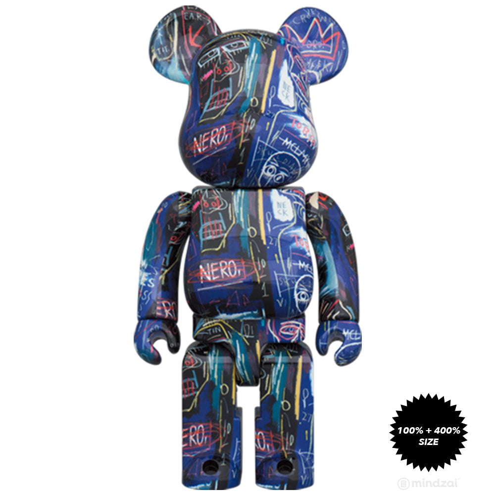 *Pre-order* Jean-Michel Basquiat #7 100% + 400% Bearbrick Set by Medicom Toy