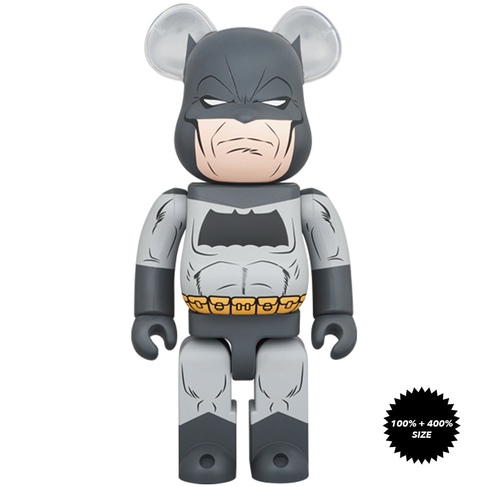 Batman (The Dark Knight Returns Ver.) 100% + 400% Bearbrick Set by Medicom Toy