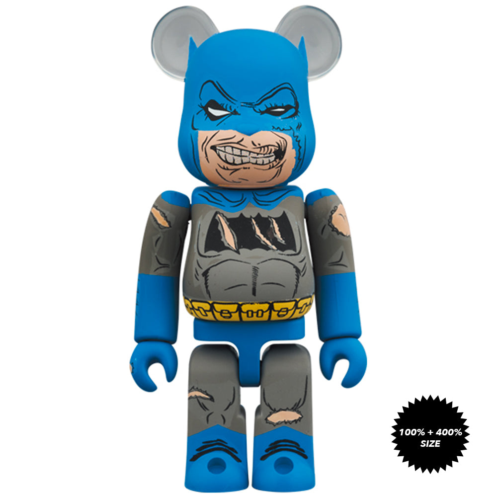 Batman (TDKR: The Dark Knight Triumphant Ver.) 100% + 400% Bearbrick Set by Medicom Toy