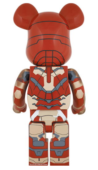 Damaged Ironman 100% Bearbrick