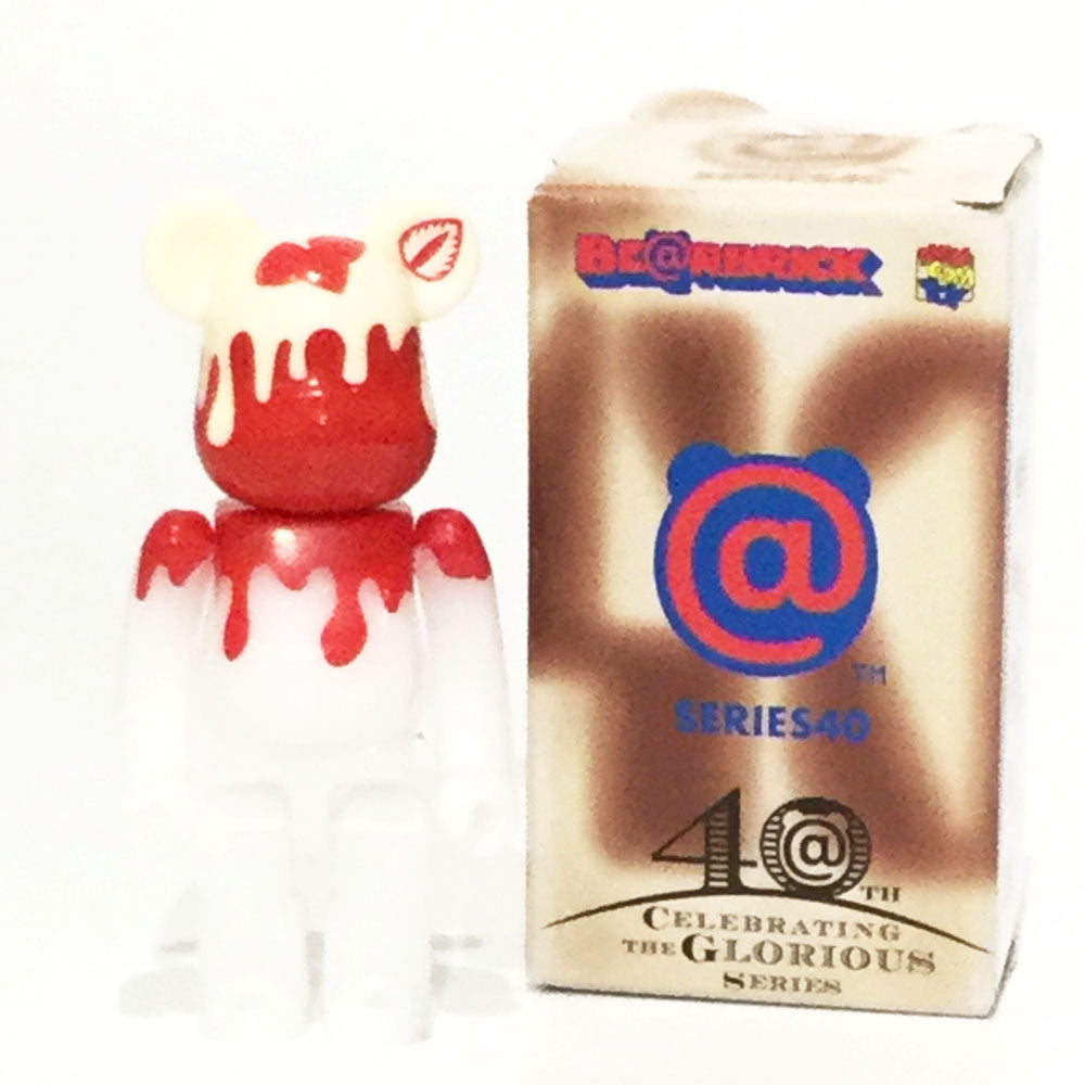 Bearbrick Series 40 - Strawberry Flavoured Shaved Ice (Jellybean) 100% Bearbrick