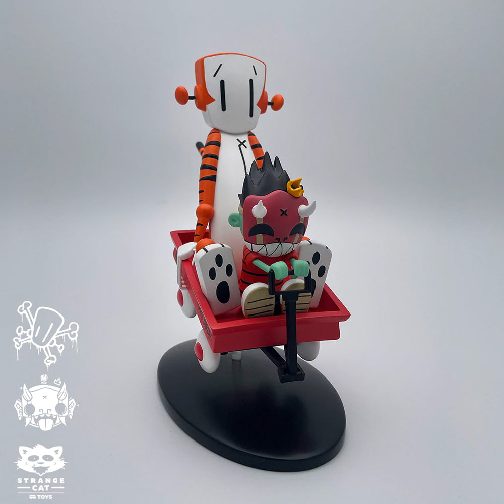 Best Friends Art Toy Figure by Chris RWK x Chris Dokebi