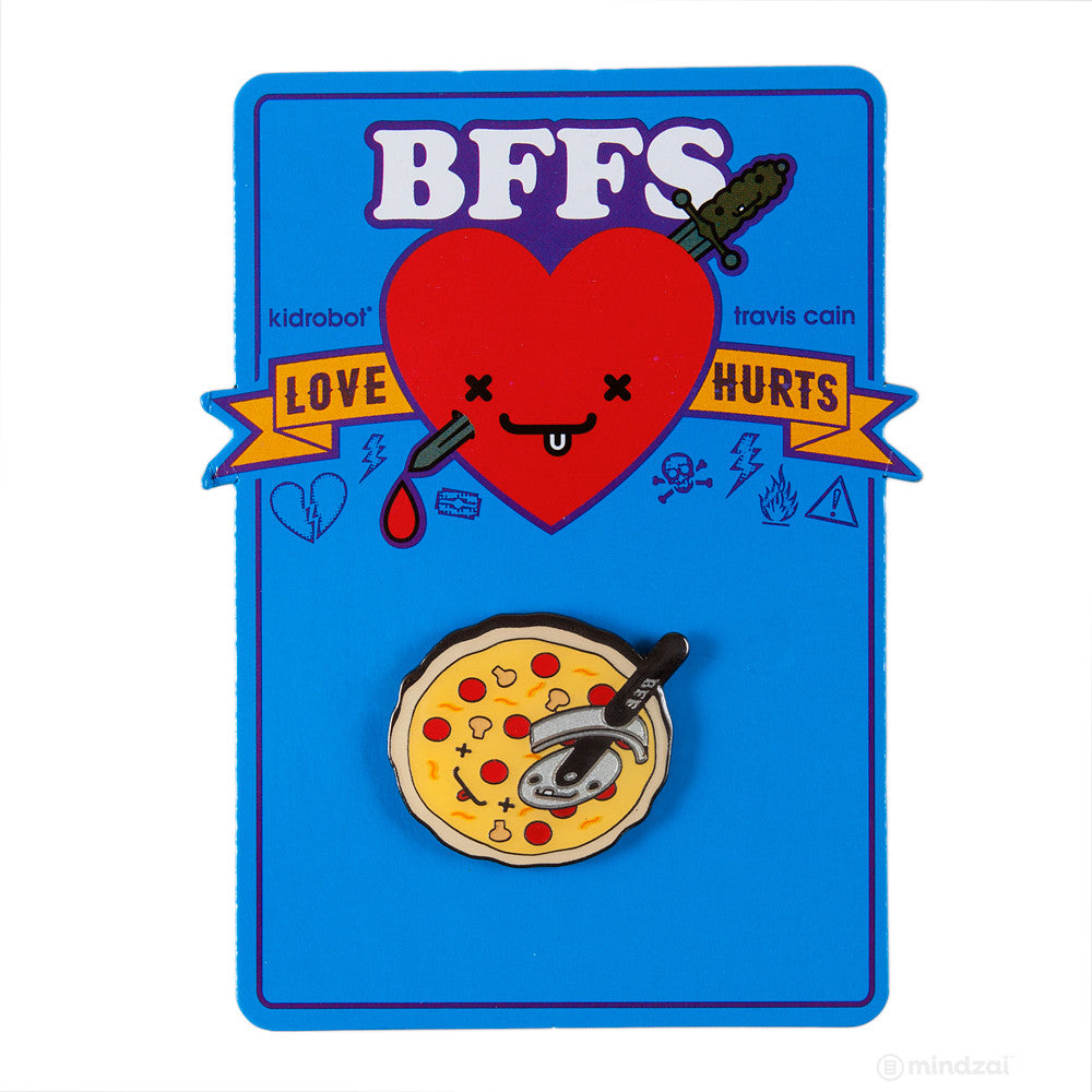 BFFS Mario and Luigi Enamel Pin by Kidrobot x Travis Cain - Pre-order - Mindzai  - 1