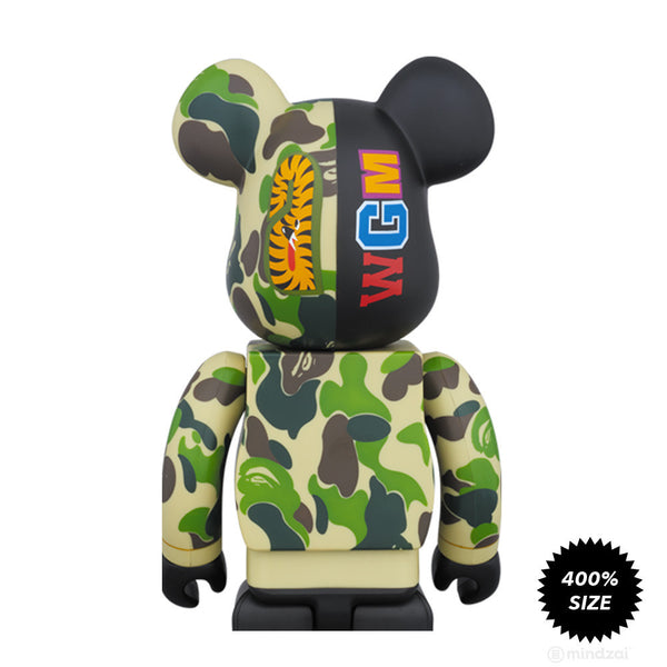 【新品】BE@RBRICK BAPE(R) CAMO SHARK100&400%