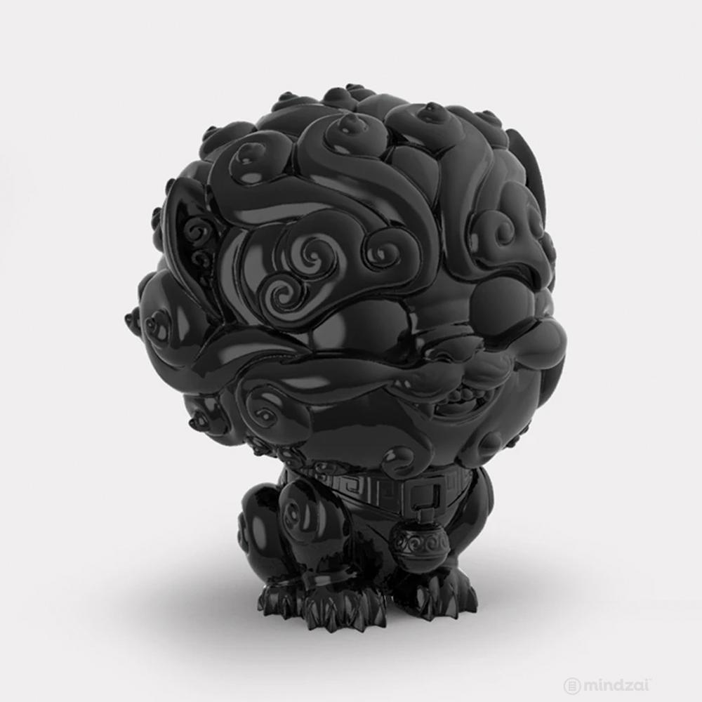 Shi-Shi the Tiny Guardian 4-inch Sofubi Vinyl Figure - Black Edition