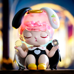 Bunny Black and White Angel Art Toy Figure by POP MART - Mindzai