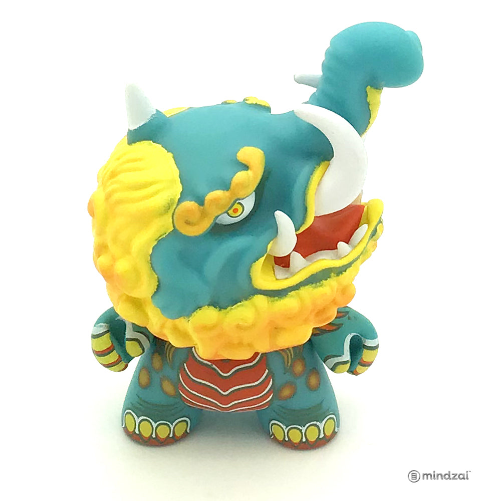 Kaiju Dunny Battle Series by Clutter x Kidrobot - Blue Baku Dunny (Candie Bolton)