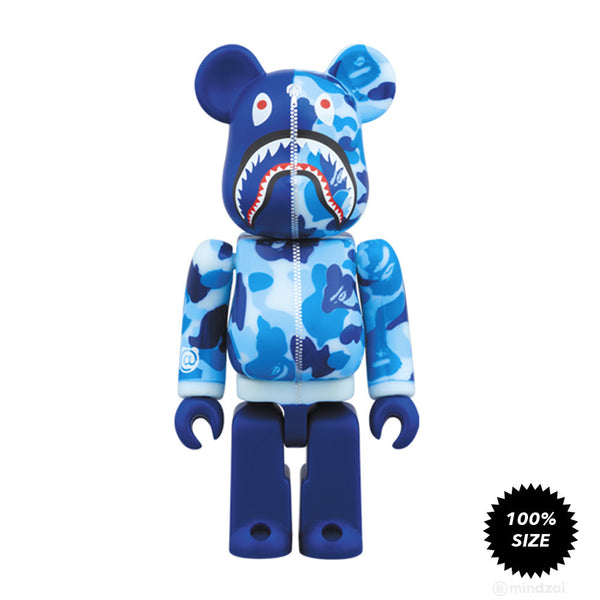BE@RBRICK SORAYAMA × BAPE(R) CAMO SHARK BE@RBRICK SORAYAMA × BAPE(R) CAMO SHARK GOLD SILVER 1000％ MEDICOM