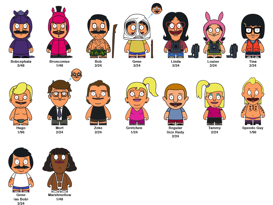 Bob's Burgers Blind Box Mini Series Two by Kidrobot