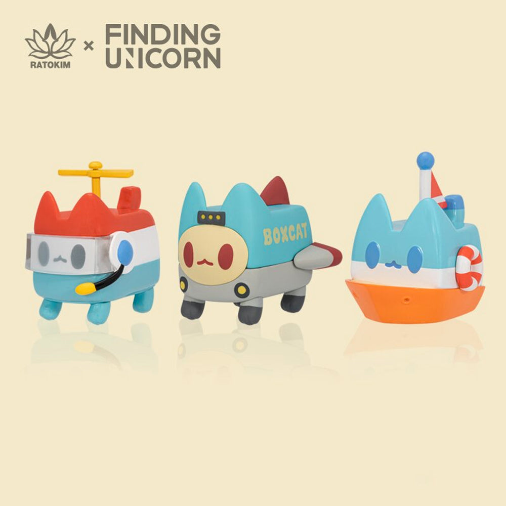 Box Cat Transport Blind Box Series by Ratokim x Finding Unicorn