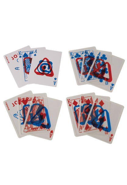 Bearbrick Clear and Solid Playing Cards Medicom Toy Exhibition 2012 with Plastic Case