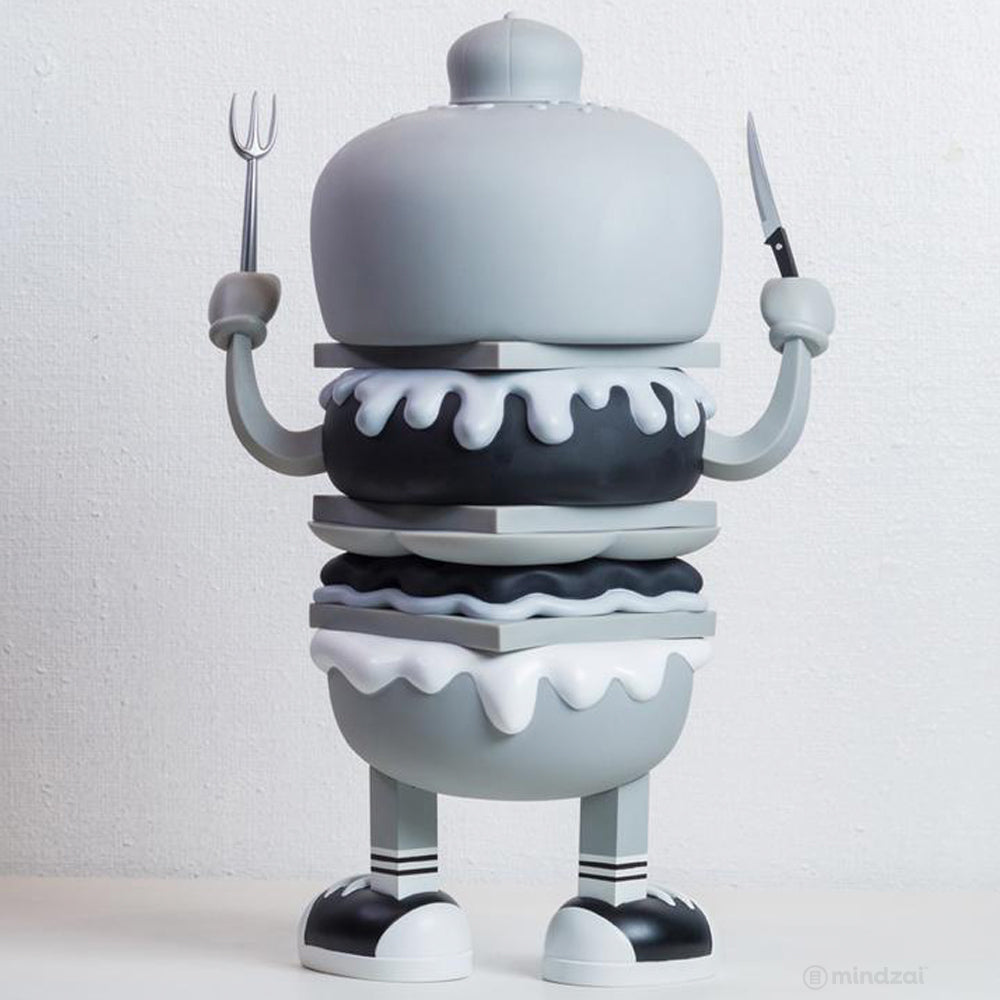 The Burgy (Mono. Ver.) by Christian Tamondong x Secret Fresh Gallery x ToyQube [Broken Fork]