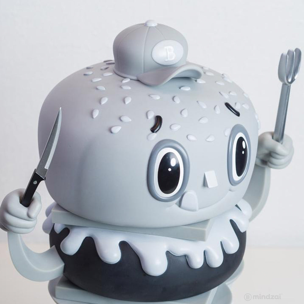 The Burgy (Mono. Ver.) by Christian Tamondong x Secret Fresh Gallery x ToyQube [Broken Fork]