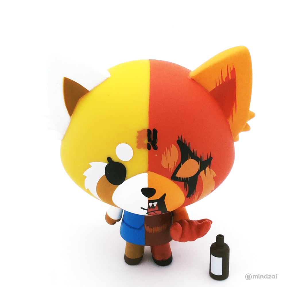 Aggretsuko Blind Box Mini Series by Kidrobot x Sanrio - Calm and Rage Split (Chase)