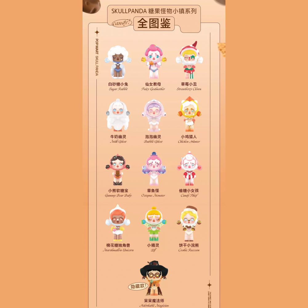 Skullpanda Candy Monster Town Blind Box Series by POP MART