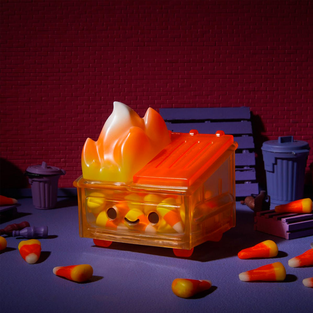 Lil Dumpster Fire "Candy Corn Edition" Vinyl Figure by 100% Soft
