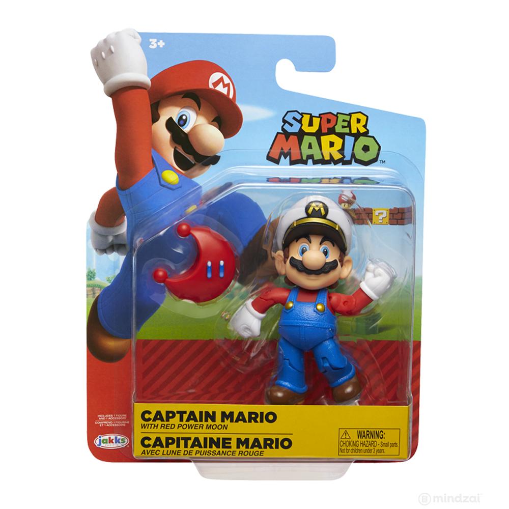 World of Nintendo: Captain Mario 4" Action Figure by Jakks Pacific