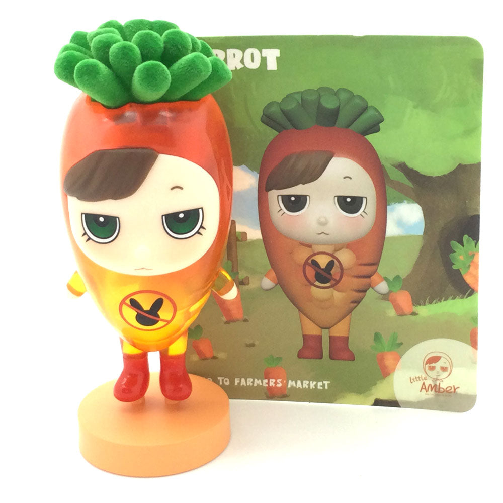 Little Amber Go To Farmer's Market Series by Amber Works x 1983 Toys - Carrot