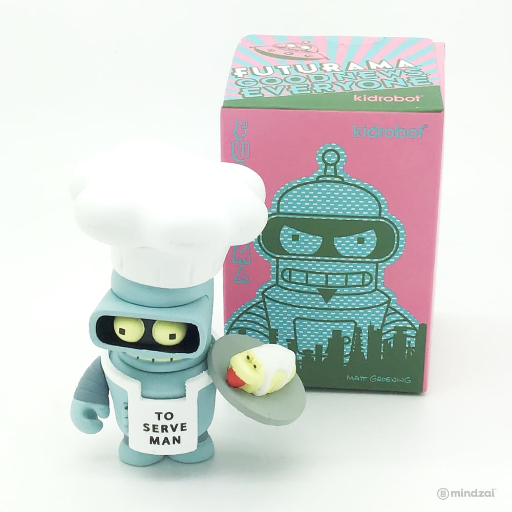 Futurama Good News Everyone Blind Box Mini Series by Kidrobot - Chef Bender
