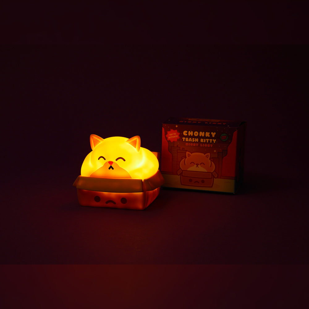 Chonky Trash Kitty Night Light by 100% Soft