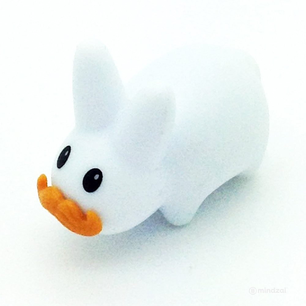 Happy Labbit Mini Series by Kidrobot - Classic White Labbit with Mustache