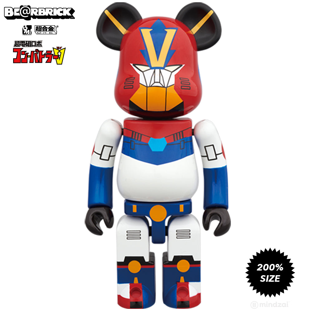 Voltes V &quot;Combattler V&quot; Chogokin 200% Bearbrick by Medicom Toy