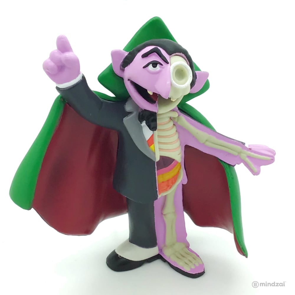 Hidden Dissectables Sesame Street by Jason Freeny x Mighty Jaxx - Count Von Count