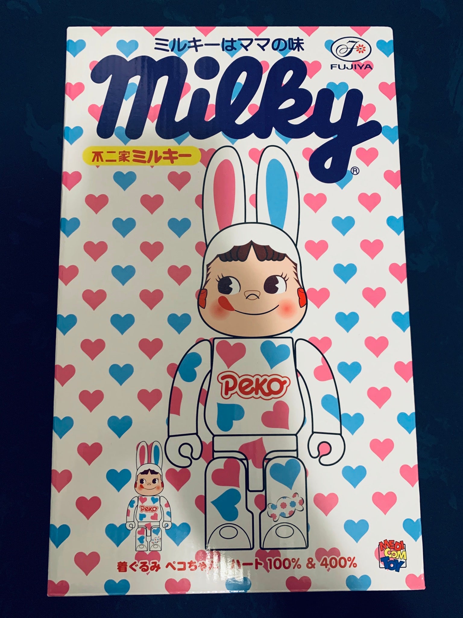 Rabbrick kigurumi Prop-Chan Heart 100%&400% set Bearbrick