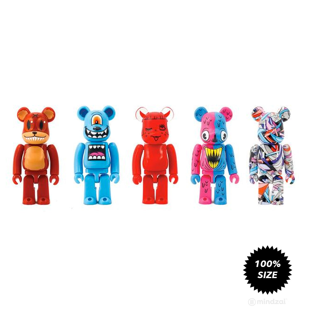 DCON 2020 Designer Con 100% Artist Bearbrick Set by Medicom Toy