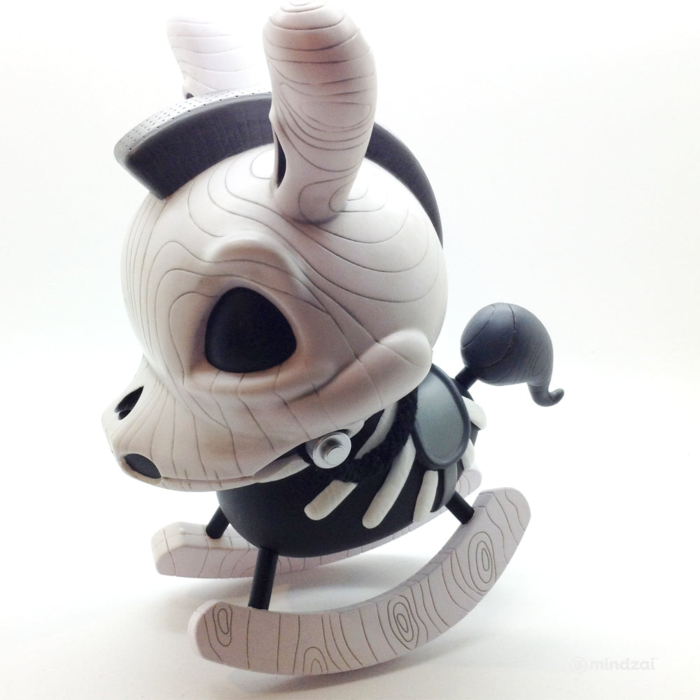 The Death of Innocence 8" Rocking Horse Dunny Greyscale by Igor Ventura x Kidrobot