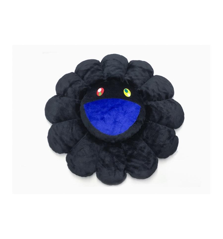 Flower Cushion Black by Takashi Murakami