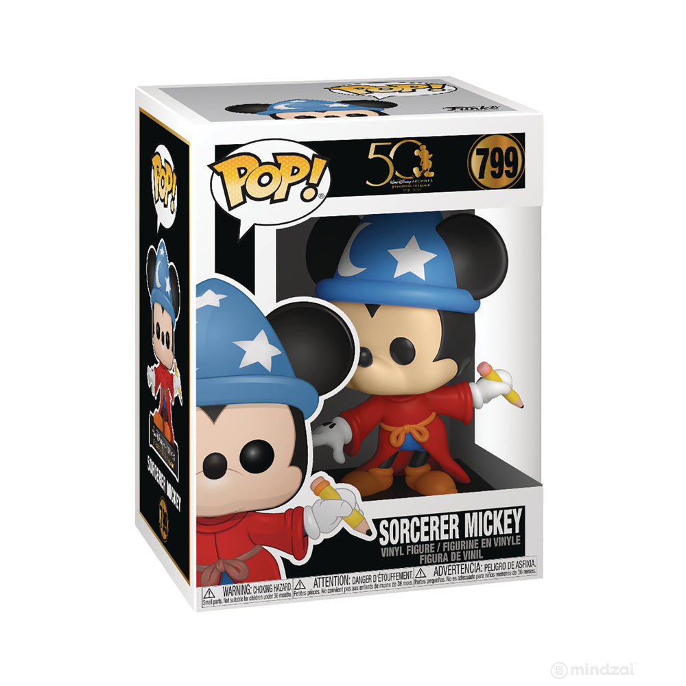 Disney Archives: Sorcerer Mickey POP Toy Figure by Funko
