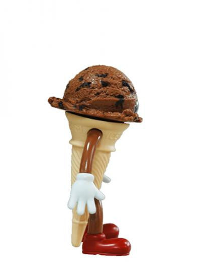 Double Chocolate Ice Cream Flavors Sofubi by Dune *Tokyo Treasures* - Mindzai  - 2