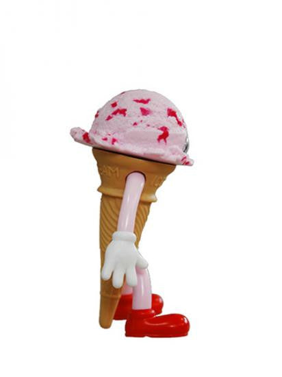 Double Strawberry Ice Cream Flavors Sofubi by Dune *Tokyo Treasures* - Mindzai  - 2
