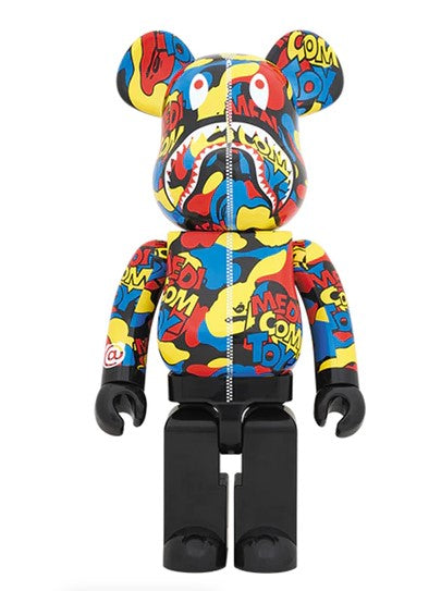 Bearbrick X BAPE Camo Shark Multicolor 1000%