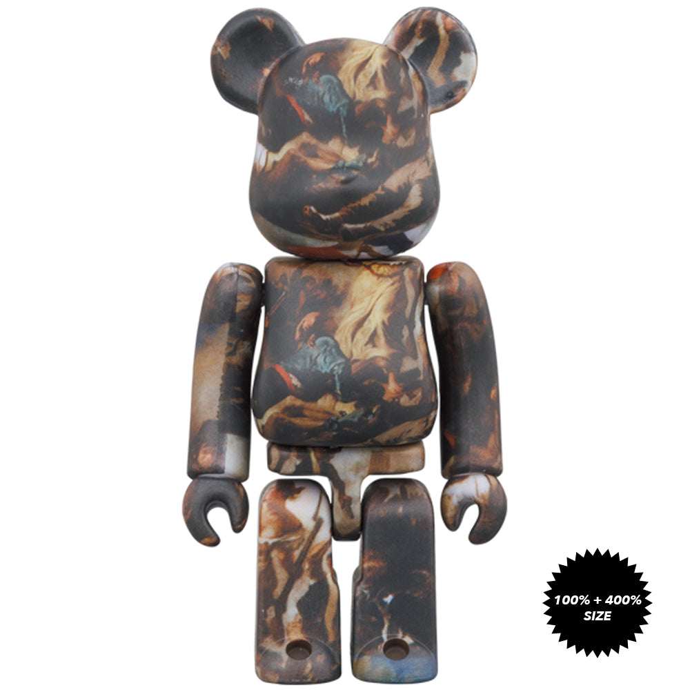 Eugène Delacroix "Liberty Leading the People" 100% + 400% Bearbrick Set by Medicom Toy