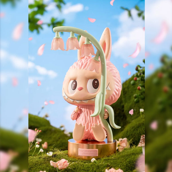 The Monsters Labubu Flower Lamp Unending Love Art Toy Figure by