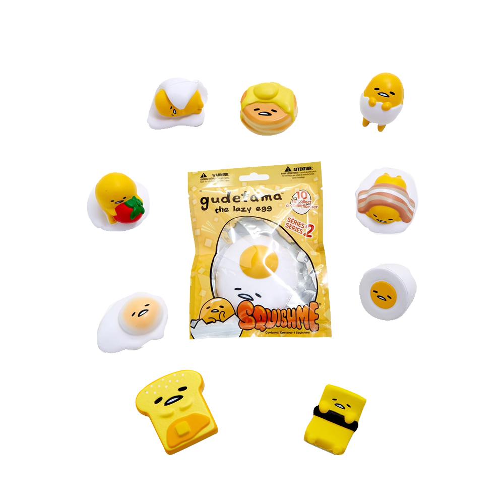 Gudetama Lazy Egg Squishme Series 2 - Random Single Blind Bag