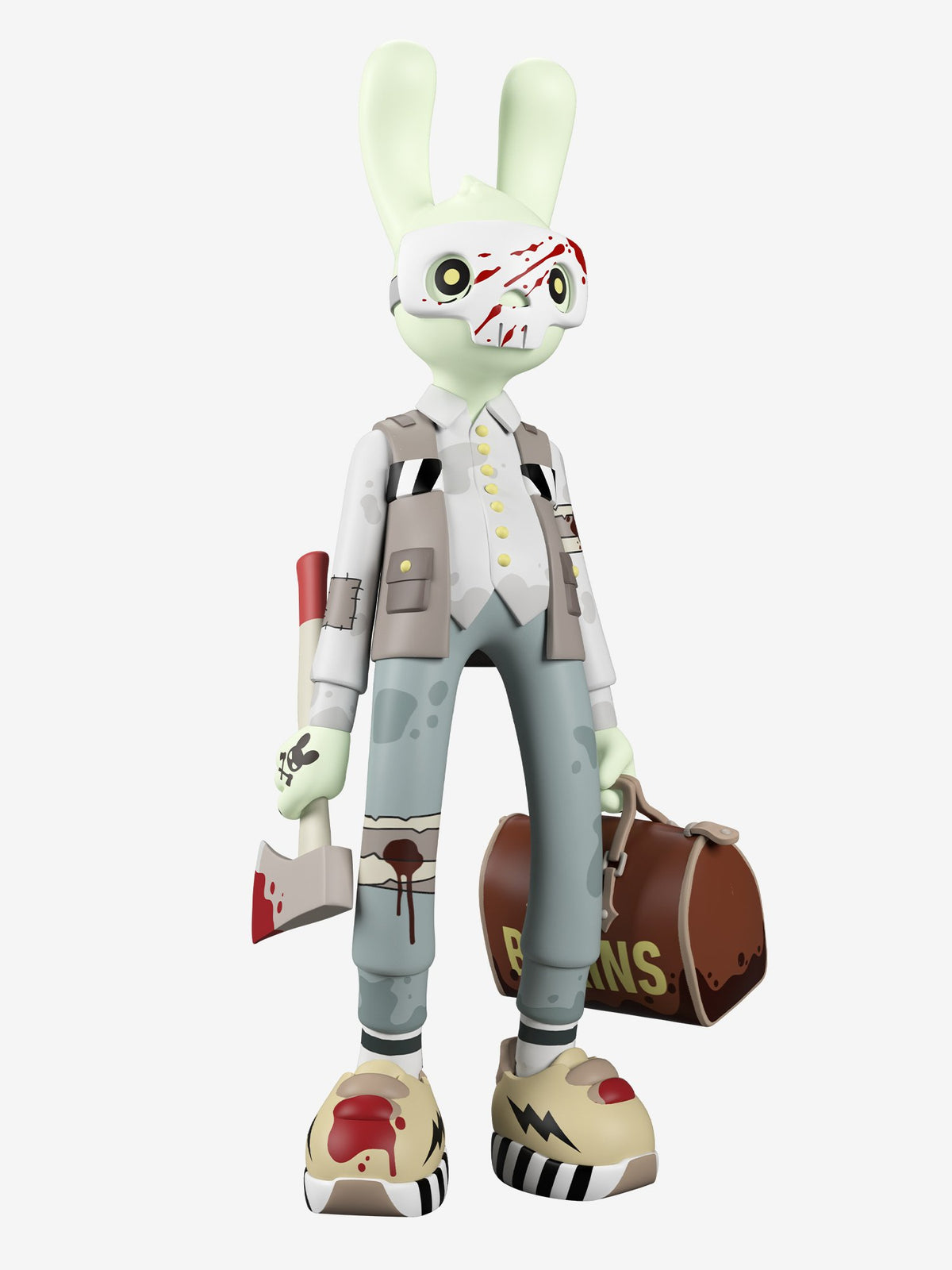 Superplastic x Guggimon “WORK & SLAY” Glow Edition 12-INCH Art Toy Figure