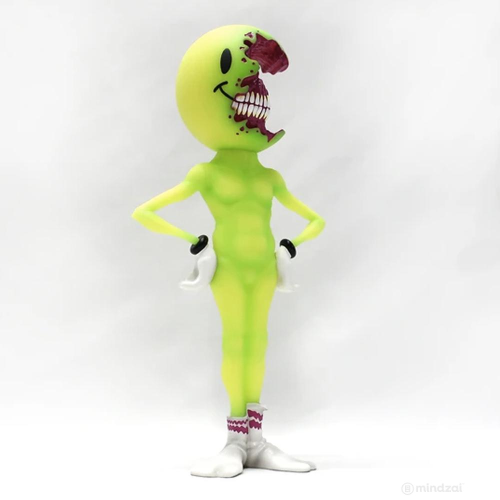 Half A Nice Day (Green GID Edition) by Alex Pardee x ToyQube