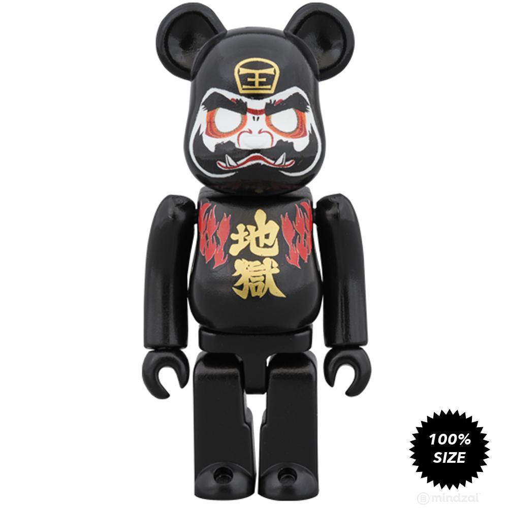 Hell Daruma 100% Bearbrick by Medicom Toy